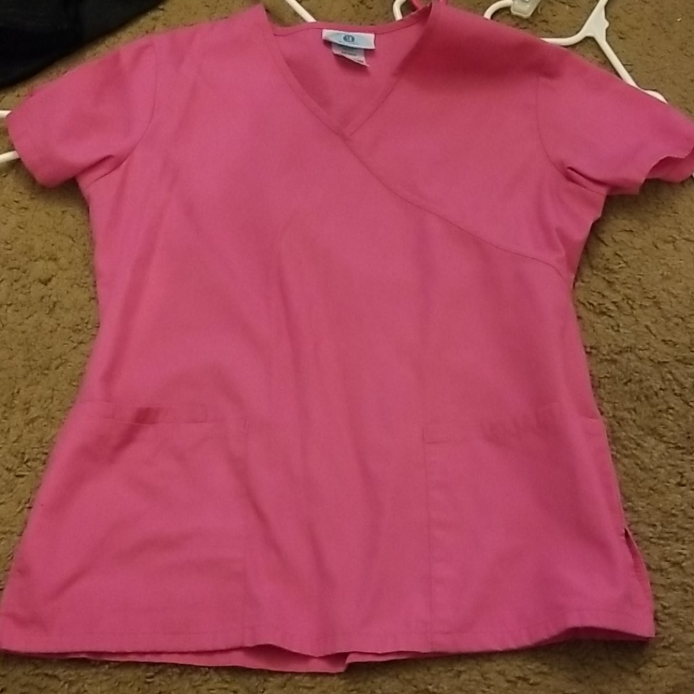 Pink Scrub Top XS